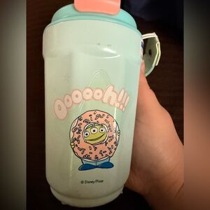 Disney/Pixar Mint Green Kids Donut Character Drink Bottle